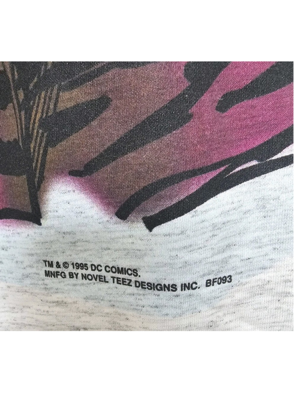 Batman Forever Riddler Jim Carrey & Two Face Vintage 1995 T-Shirt DC Comics RARE - Picture 5 of 16